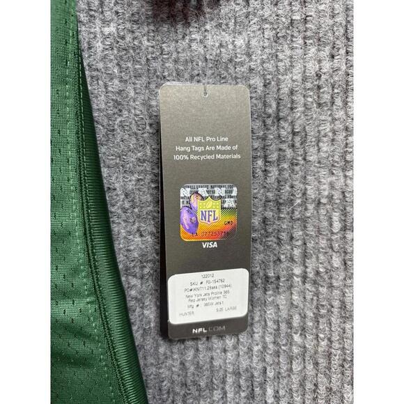 New York Jets Nike NFL Pro Line Women’s Green Jersey Blank New Size Large NWT - Picture 9 of 13